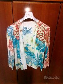 twin set multicolore 