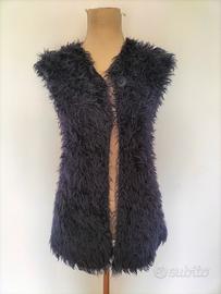 Gilet donna effetto pelliccia Codice Blu 
