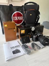 Fotocamera Reflex Nikon D5300 obbiettivo 18-105 VR