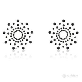 copricapezzoli sexy neri con strass