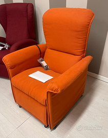 Poltrona relax Pocket Arancio Nuovo da esposizione