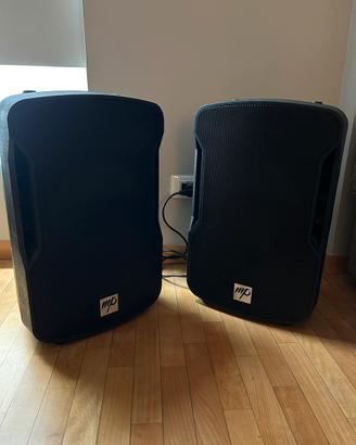 Coppia casse attive MP AUDIO+stand