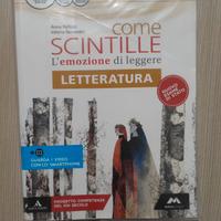 Libro di italiano Come scintille Letteratura 