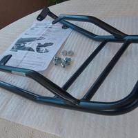 Portapacchi e borsa in cuoio nera Hepco Becker