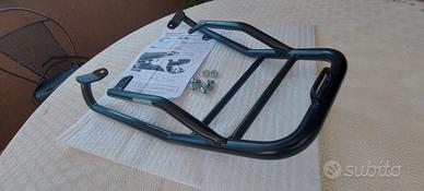 Portapacchi e borsa in cuoio nera Hepco Becker