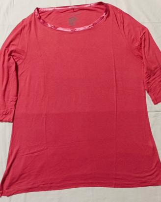 Fiorella Rubino Maglia Rosa Taglia XXL
