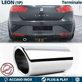 TERMINALE di Scarico per SEAT LEON 1P Inox Cromato