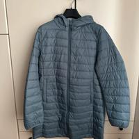 Piumino 100 gr Benetton donna S grigio verde