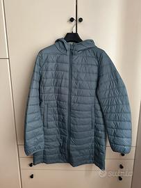 Piumino 100 gr Benetton donna S grigio verde