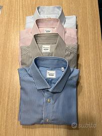 Lotto 4 camicie Camicissima slim 39/40 non iron