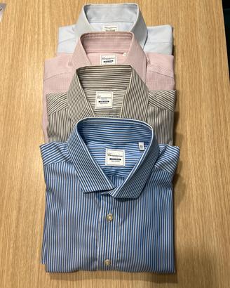 Lotto 4 camicie Camicissima slim 39/40 non iron