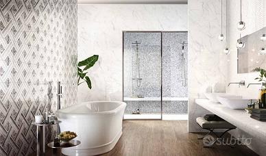 Piastrella 25x25 Mosaico Bardiglio Sant'Agostino