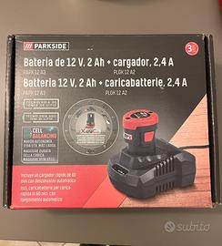 Batteria e Caricabatterie 12v Parkside Nuovi