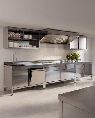 Cucine Semiprofessionali in acciaio inox