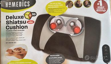 HoMedics Deluxe Shiatsu Cushion 3D con Calore