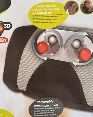 HoMedics Deluxe Shiatsu Cushion 3D con Calore