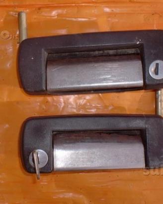 Fiat 126 MANIGLIE SERRATURE PORTIERE CON CHIAVE OR