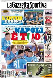 La Gazzetta dello Sport del 4 maggio 2025