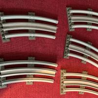 LEGO lotto binari curvi treno anni 80