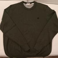 Maglione verde cotone Timberland 