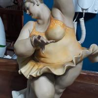 Statua ballerina porcellana/ceramica