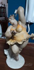 Statua ballerina porcellana/ceramica