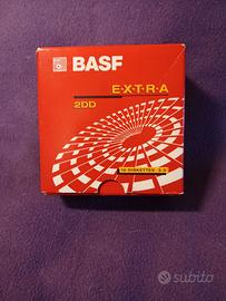 new old stock 10 floppy 3.5" basf 2DD, sigillati