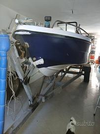 Barca 5 mt con motore suzuki 40cv