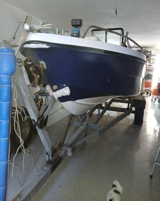 Barca 5 mt con motore suzuki 40cv