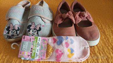 Set Minnie 28 + Ballerine 26 + Calzini