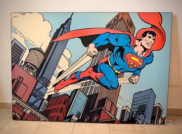 Stampa SUPERMAN Pop-Art su Tavola (138x95cm)