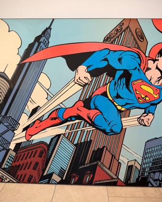 Stampa SUPERMAN Pop-Art su Tavola (138x95cm)