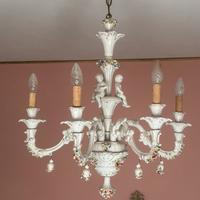 Lampadario in ceramica smaltata