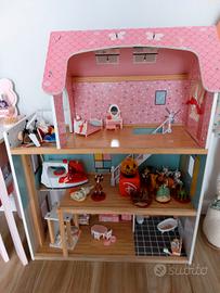 Casa bambole legno