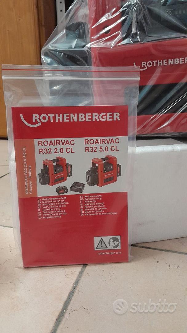 Pompa Per Vuoto A Batteria Rothenberger ROAIRVAC R32 5.0CL Con