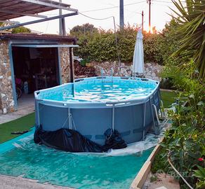 Piscina esterna “Bestway Power Steel Frame Pool”