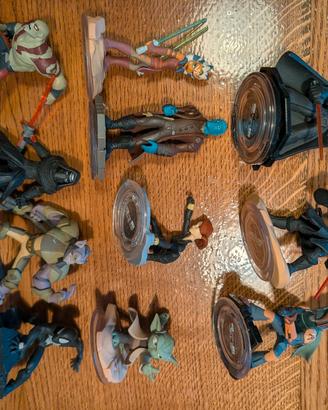  statuette infinity Disney  star wars e marvel