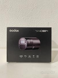 FLASH GODOX AD100 Pro - MAI UTILIZZATO CON SCATOLA
