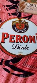 5 targhe metallo peroni moretti 