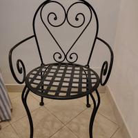 Tavolo e 6 sedie da giardino
