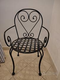 Tavolo e 6 sedie da giardino