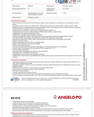 Forno elettrico combinato
