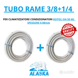 coppia di tubi 3/8 + 1/4