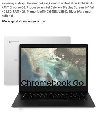 SAMSUNG GALAXY CHROMEBOOK GO 14 GARANZIA