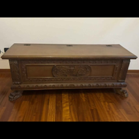 Cassapanca in legno degli anni '60