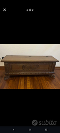 Cassapanca in legno degli anni '60