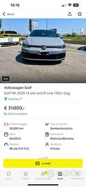 VOLKSWAGEN Golf 8ª serie - 2022