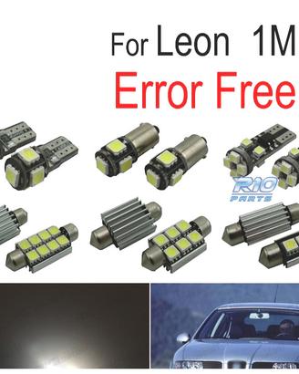KIT 15 LAMPADE LED INTERNE PER SEAT LEON 1 M 1 99-