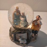Palla di vetro con neve, snowball Natività 