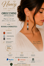 orecchini BUSSOLA ENERGETICA